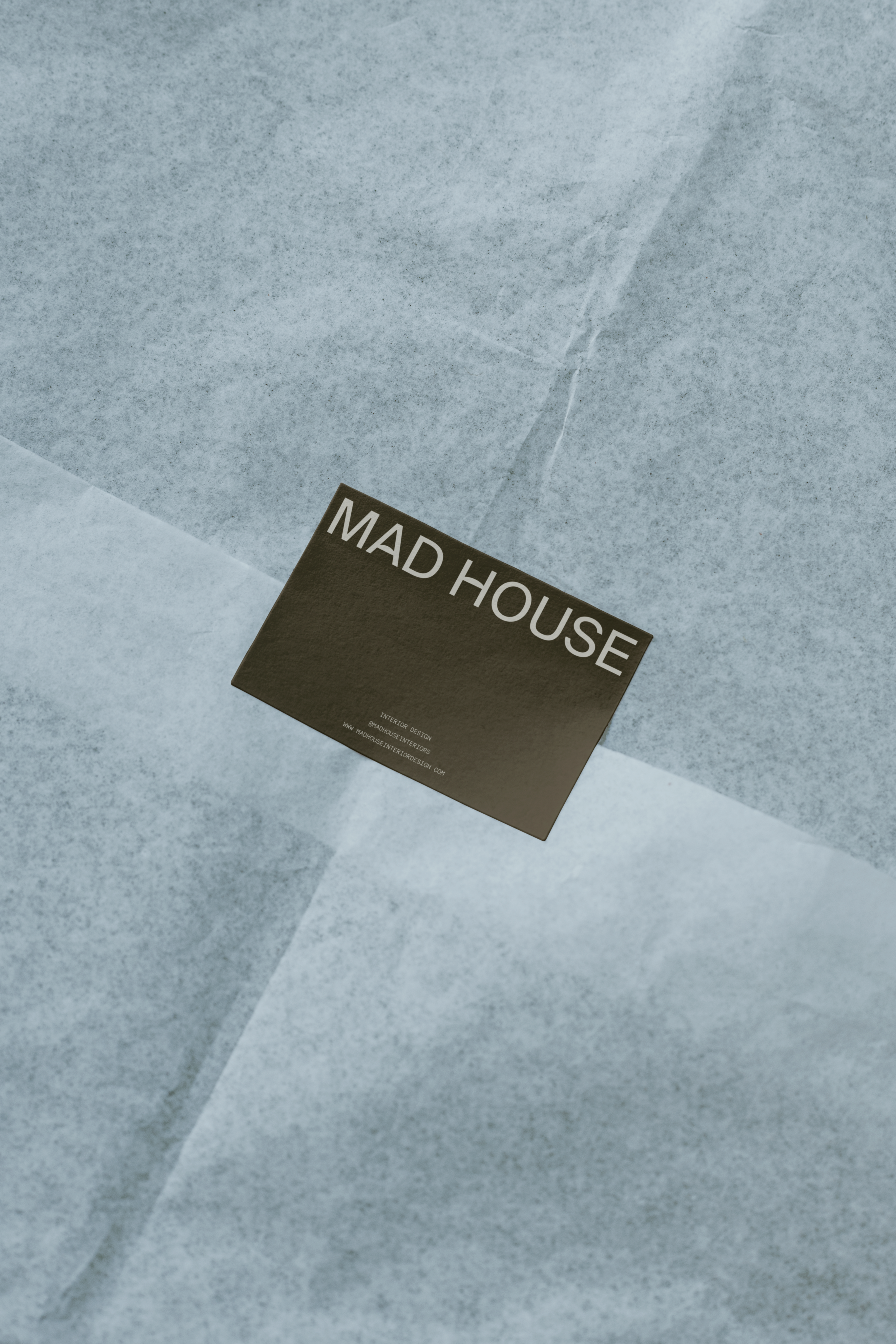 Image of a branded sticker on tissue paper