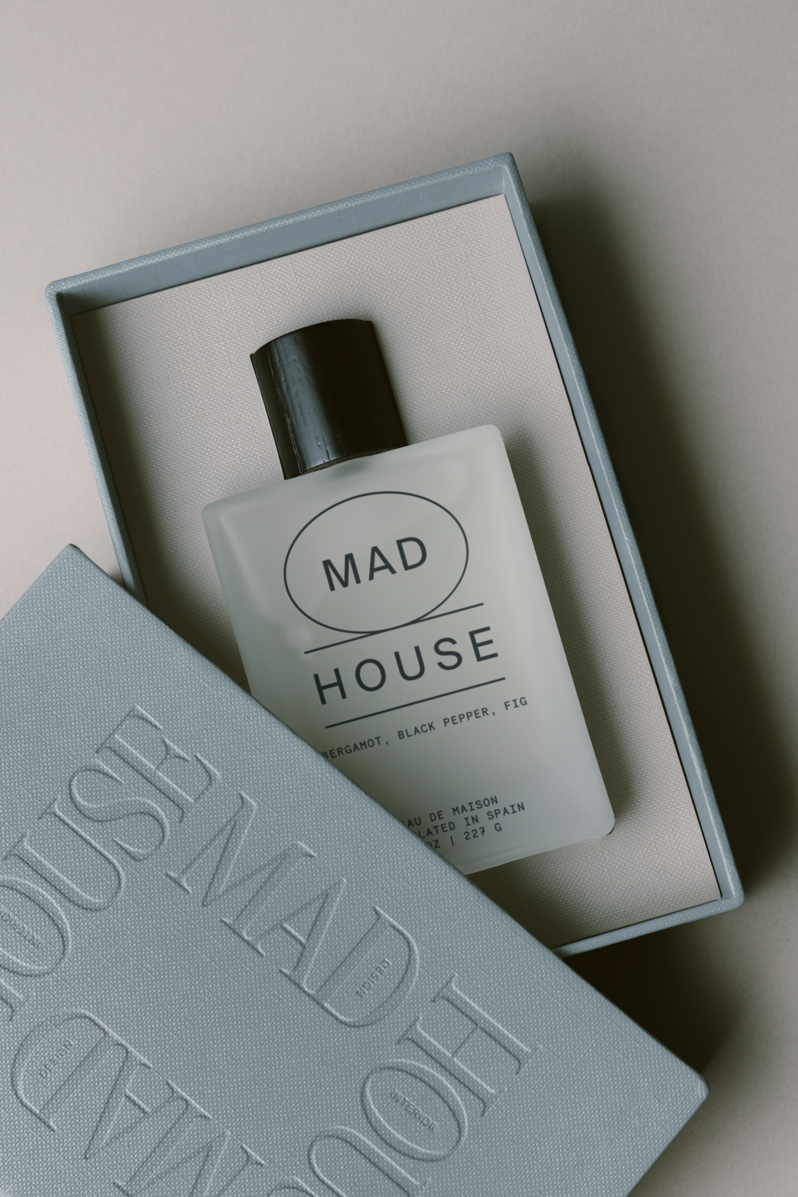 Image of a branded box and scent bottle